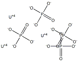 Uranium(IV) orthophosphate 化学構造式