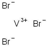 Vanadium(III) bromide Struktur