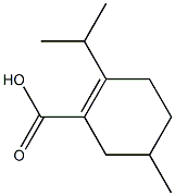 MENTHNE CARBOXYLIC ACID 结构式