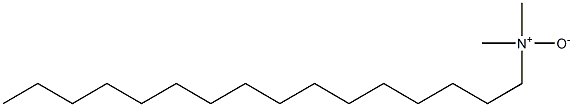 Cetyl dimethyl amine oxide Struktur