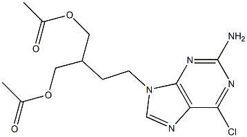 9-(4-乙酰氧基-3-乙酰氧甲基丁-1-基)-2-氨基-6-氯嘌呤