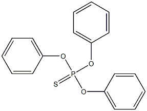 Triphenyl thiophosphate Struktur