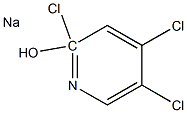 3,5,6-三氯吡啶醇钠 结构式