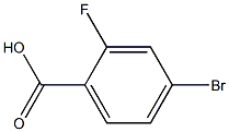 2-fluoro-4-bromobenzoic acid Struktur