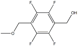 2,3,5,6-四氟-4-甲氧甲基苯甲醇 结构式