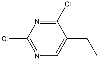 2,4-dichloro-5-ethylpyrimidine Struktur