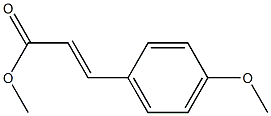 Methyl p-methoxycinnamate Struktur