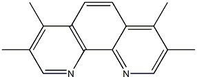 3,4,7,8-四甲基-1,10-菲咯啉, , 结构式