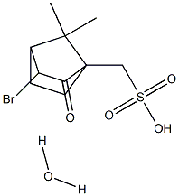 3-bromo camphor-10-sulfonic acid hydrate Structure