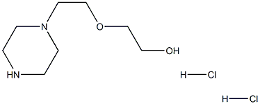 1- [2- (2-hydroxyethoxy) ethyl] piperazine - bis hydrochloride Struktur