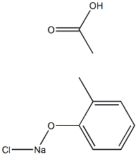 4-氯-2-甲基苯氧乙酸钠,,结构式