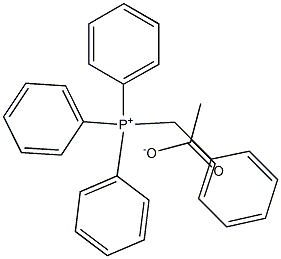 Benzyltriphenylphosphonium acetate Structure