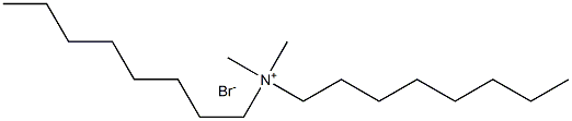 Dioctyl dimethyl ammonium bromide 化学構造式