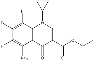 1-环丙基-5-氨基-6,7,8-三氟-1,4-二氢-4-氧代-3-喹啉羧酸乙酯