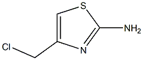 2-氨基-4-氯甲基噻唑, , 结构式