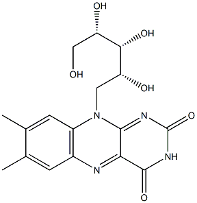 Vitamin B2 化学構造式