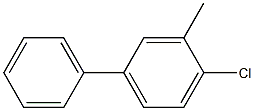 3-甲基-4-氯联苯, , 结构式