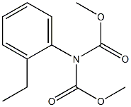 N,N-二甲氧羰酰乙基苯胺 结构式