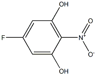 4-fluoro-2,6-dihydroxynitrobenzene Struktur