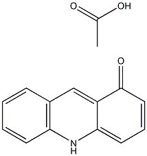 吖啶酮乙酸,,结构式