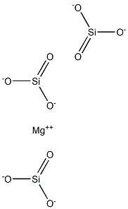 三硅酸镁五水, , 结构式
