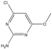 2-胺基-4-氯-6-甲氧基嘧啶,,结构式