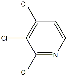 5-氯-2,3-二氯吡啶, , 结构式