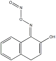 A-亚硝基-Β-萘酚,,结构式