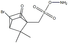 L-3-溴樟脑磺酸胺, , 结构式