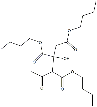 乙酰柠檬酸三丁脂, , 结构式