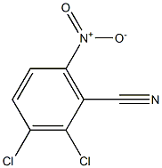 2,3-二氯-6-硝基苯腈,,结构式
