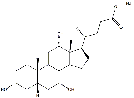 Sodium cholate tablets 化学構造式