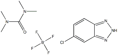 四甲基脲-6-氯-苯并三氮唑四氟硼酸盐,,结构式