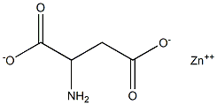DL-aspartic acid zinc salt Struktur