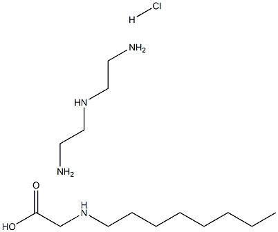 盐酸辛基二乙烯三胺甘氨酸 结构式