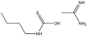 Acetamidine butyl thiocarbamate Structure