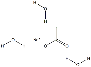 醋酸钠三水,,结构式