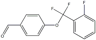 对三氟苯甲氧基苯甲醛 结构式