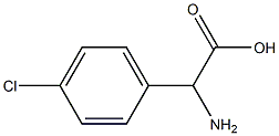 DL-p-chloro-A-aminophenylacetic acid Structure