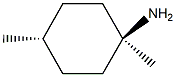 Trans 1,4-dimethylcyclohexylamine Struktur