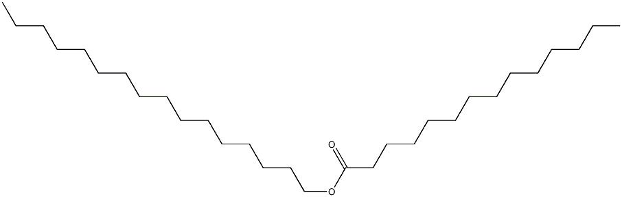 肉豆蔻酸十六烷酯, , 结构式