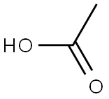 Acetic acid solution Struktur