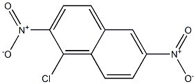 1-氯-2,6-二硝基萘,,结构式