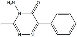  4-氨基-3-甲基-6-苯基-1,2,4-三嗪-5(4H)-酮