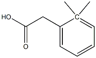 2',2'-二甲基苯乙酸,,结构式