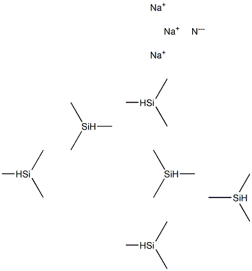 二(三甲基硅烷)氮化钠, , 结构式
