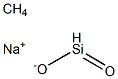 甲基硅酸钠, , 结构式