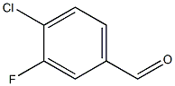 4-Chloro-3-fluorobenzaldehyde, 98% Struktur