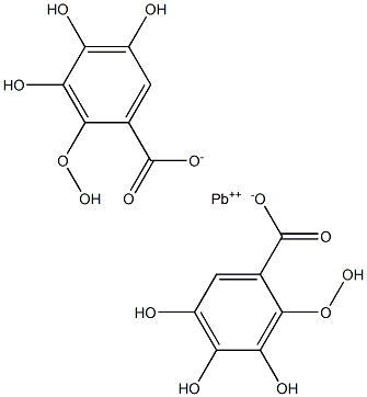 4-羟基水杨酸铅,,结构式