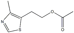 4-methyl-5-acetoxyethylthiazole Struktur